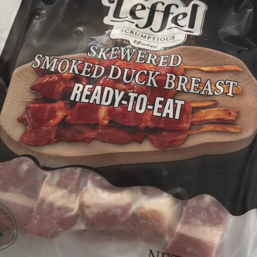 Leffel Smoked Duck Breast Skewers Frozen (10pcs x 50gm)